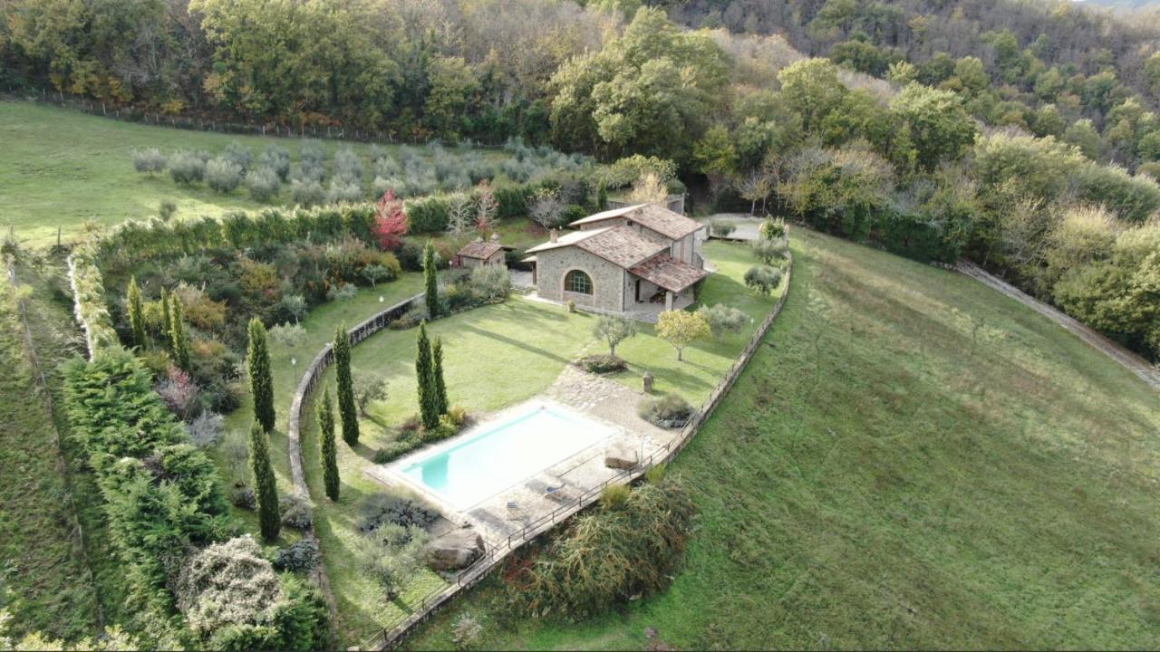 Lugnano Villa Elisa - Private Pool & Airco Near Reschio Castle מראה חיצוני תמונה