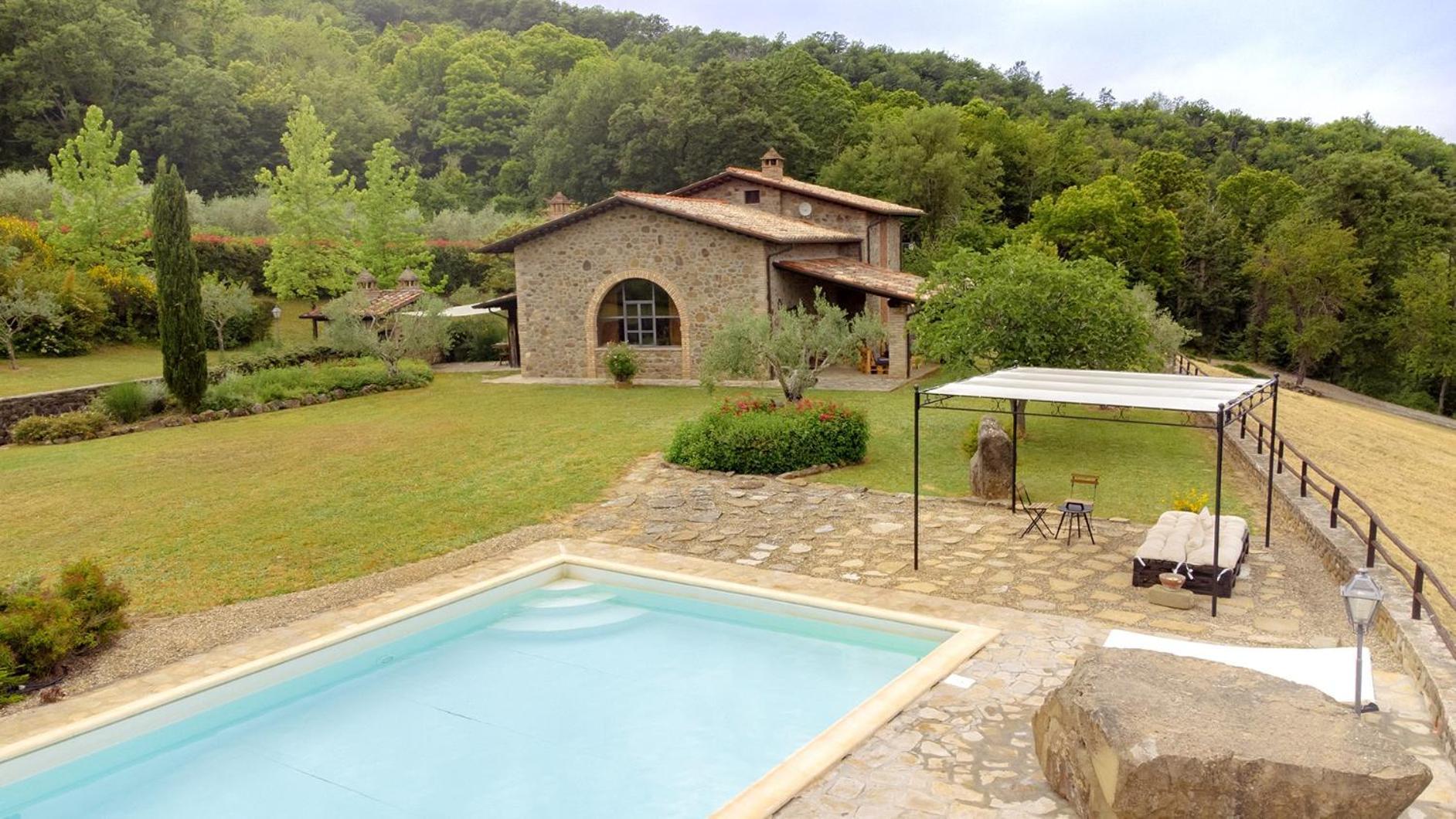 Lugnano Villa Elisa - Private Pool & Airco Near Reschio Castle מראה חיצוני תמונה